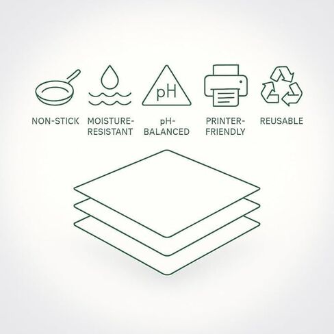 Slick Paper Silicone Release Paper - Legal Size 8.5x14" Fits in Printer in Saudi Arabia