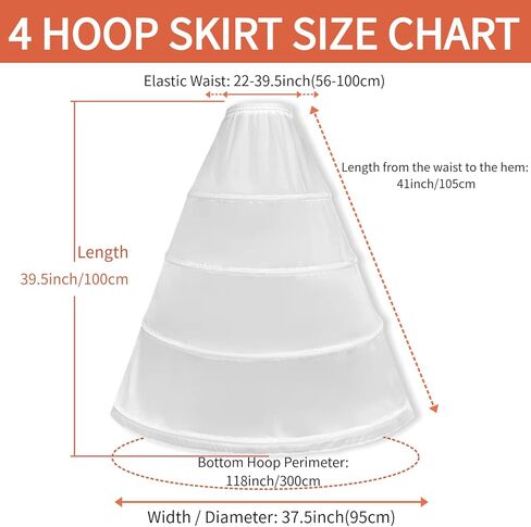 Women's 4 Hoop Skirt Crinline Petticoat A-line Underskirt Skirt for Under Bridal Wedding Dress Quinceanera Ball Slip in Saudi Arabia