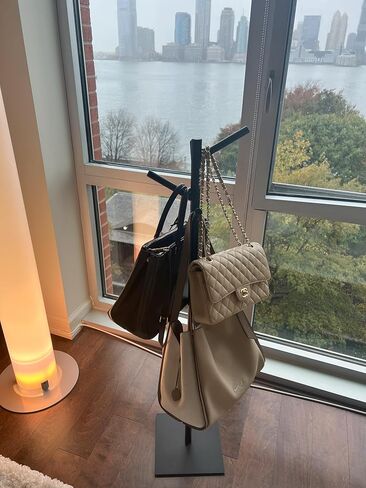 حامل حقيبة يد باج لاك، حديد أسود، 91.44 سم in Kuwait