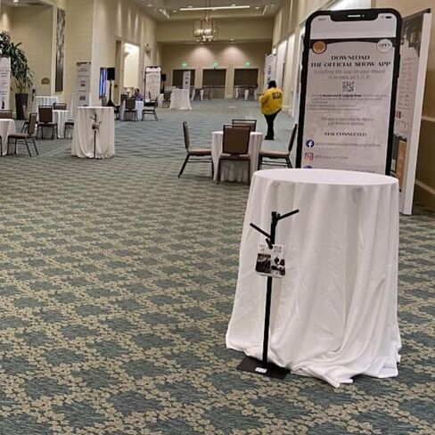 حامل حقيبة يد باج لاك، حديد أسود، 91.44 سم in Kuwait