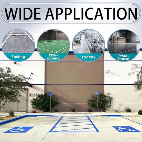 Handicap Parking Stencil - Handicap Silicone Parking Lot Stencils，Reusable， (36"x36") in Kuwait