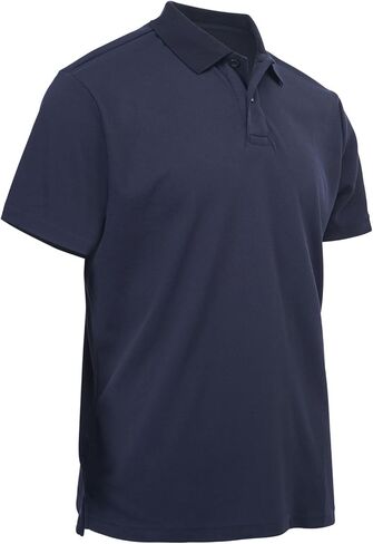 BINOCHE Polo T Shirts for Men Short Sleeve Quick Dry Fit Mens Golf Shirt Moisture Wicking for Business Casual Workout in Kuwait