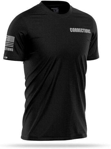 13FA Correction Men’s Performance Duty Shirt, Lightweight Breathable Stretch Uniform, Moisture-Wicking, Durable Fit in Saudi Arabia