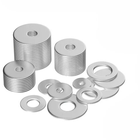 1 PC Stainless Steel Fender Washers Flat Washers for Screws and Bolts 100pcs Metal Washers Kit (12 Sizes M3-M12) Assorted Large in Saudi Arabia