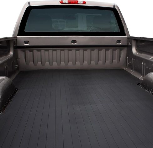 TrailFX 628N Rubber Bed Mat Fits Chevrolet Colorado 5 Foot Bed 2015-2022 Drop-in 61 Inch x 50 Inch Direct-Fit Textured Pebble Surface No Raised Edges Black in Saudi Arabia