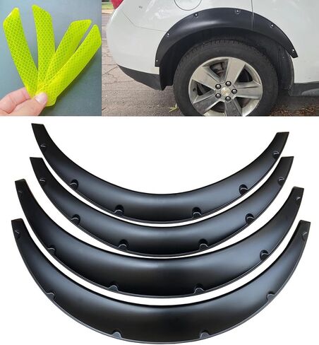 4 قطعة 3.5 "/89 سنتيمتر العالمي سيارة عجلة حاجز مشاعل مرنة واسعة الجسم أقواس العجلات PP in Kuwait