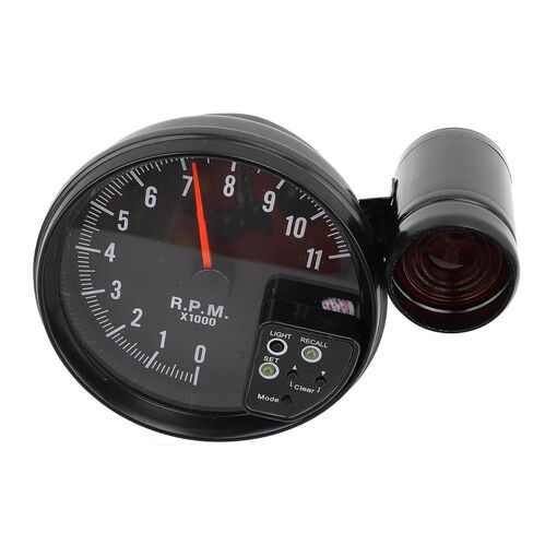 WALFRONT Car RPM Gauge with LED Shift Light, 12V 5in Tacho Meter for 4 6 8 Cylinder Vehicles, Clear Display and Secure Installation in Saudi Arabia