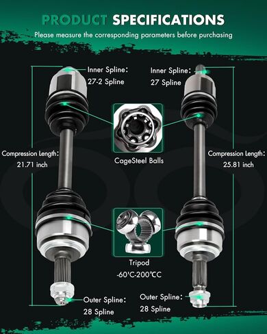 مجموعة عمود المحور الأمامي SCITOO متوافقة مع 2004-2008 لـ Acura TSX NCV21504,664243,66-4243,66-4242,664242 in Kuwait