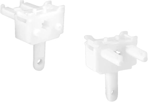 2 Pcs White Vertical Blinds Replacement Parts ABS Material Window Control Replacement Repair Accessories in Kuwait