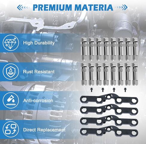 مجموعة رافع MDS بديلة لكرايسلر/دودج/جيب/رام 5.7 لتر OHV HEMI خلفي وأمامي يناسب 300/تشالنجر/شاحن/دورانجو/جراند شيروكي (2005-2021) 5.7 لتر/6.4 لتر 53021726AD 53021726AE in Saudi Arabia