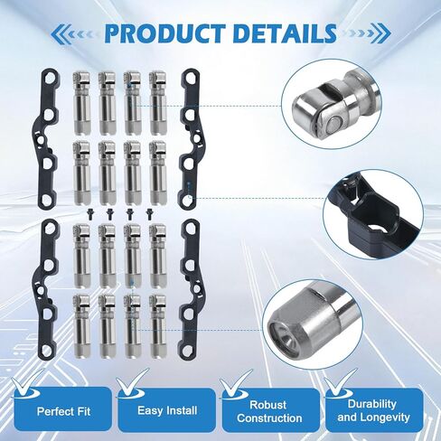 مجموعة رافع MDS بديلة لكرايسلر/دودج/جيب/رام 5.7 لتر OHV HEMI خلفي وأمامي يناسب 300/تشالنجر/شاحن/دورانجو/جراند شيروكي (2005-2021) 5.7 لتر/6.4 لتر 53021726AD 53021726AE in Saudi Arabia