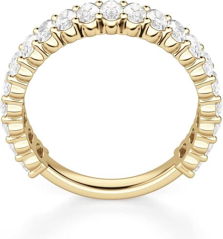 5 TCW Oval Cut Eternity Moissanite Wedding Band for Women Engagement Bridal Ring Silver Solid White/Yellow/Rose Gold Vintage Matching Stackable Anniversary Bands Gifts in Kuwait