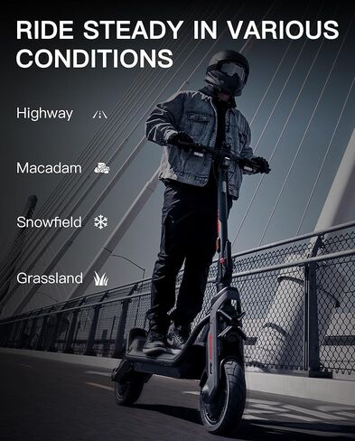 إطار ذاتي الغلق مقاس 11 بوصة 80/55-7.5 متوافق مع Segway Ninebot GT3 - بديل أصلي واسع للغاية ومقاوم للثقب، مع طبقة جل للتنقل في المدينة وركوب الطرق الوعرة in Kuwait