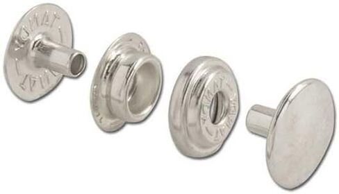 Tandy Leather Line 24 Snaps Antique Brass Plate 100/pk 1263-14 in Kuwait