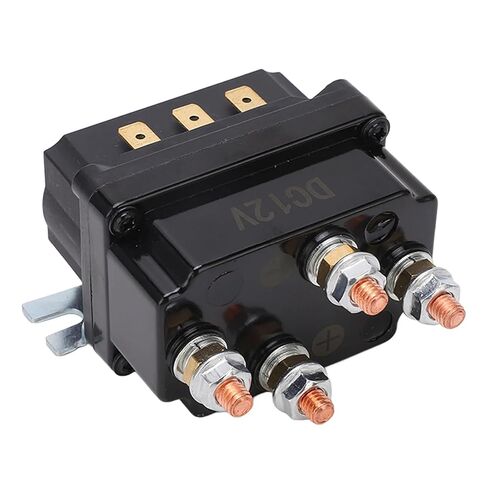 Heavy Duty 250A Winch Relay, 12V Waterproof ABS Brass Electric Solenoid Switch for Off Road Vehicle, Integrated Design in Saudi Arabia
