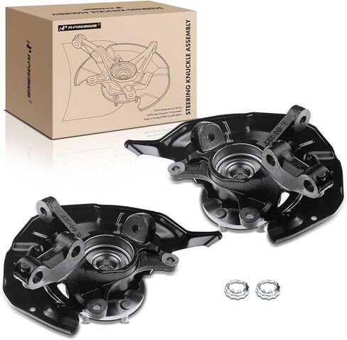 A-Premium 2x Front Left and Right Steering Knuckle & Wheel Bearing Hub Assembly Compatible with Toyota Highlander 2006-2007 & Lexus RX400h 2006-2008, RX350 2007-2009, RX330 2004-2005 in Saudi Arabia