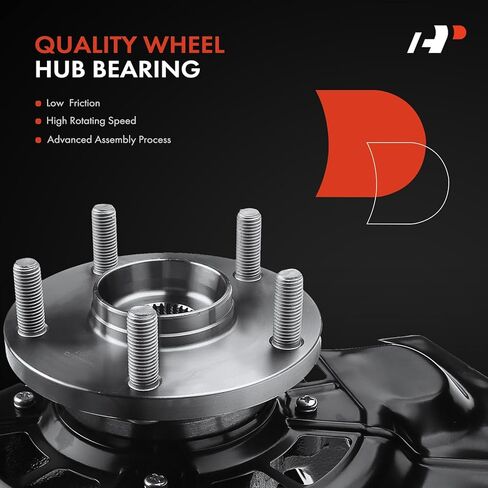 A-Premium 2x Front Left and Right Steering Knuckle & Wheel Bearing Hub Assembly Compatible with Toyota Highlander 2006-2007 & Lexus RX400h 2006-2008, RX350 2007-2009, RX330 2004-2005 in Saudi Arabia