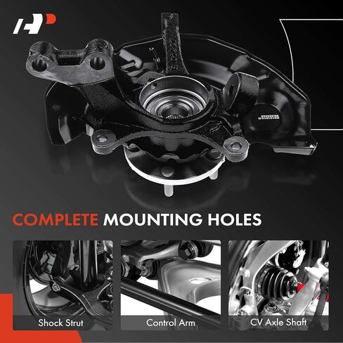 A-Premium 2x Front Left and Right Steering Knuckle & Wheel Bearing Hub Assembly Compatible with Toyota Highlander 2006-2007 & Lexus RX400h 2006-2008, RX350 2007-2009, RX330 2004-2005 in Saudi Arabia