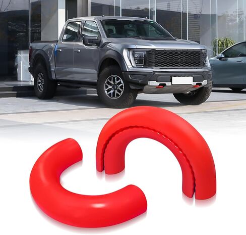 Tow Hook Covers for Ford F150 2004-2026 Bronco Base/Big Bend/Outer Banks 2021-2026，for Toyota Tundra 2017-2021,Tow Hitch Covers Compatible with F150 &Toyota Tundra Accessories,2PCS-RED in Kuwait