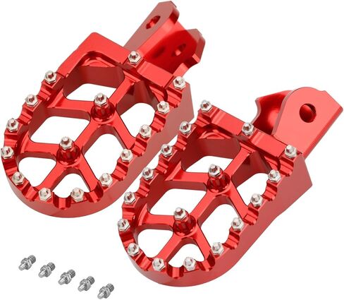 LKV CNC Dirt Bike Foot Pegs Motorcycle Footpegs Pedals Rests Blue Compatible with Sur Ron light Bee S/X Segway X160 X260 CRF150F CRF230F KDX200 Talaria Sting MX3 MX4 XXX Taparia in Kuwait