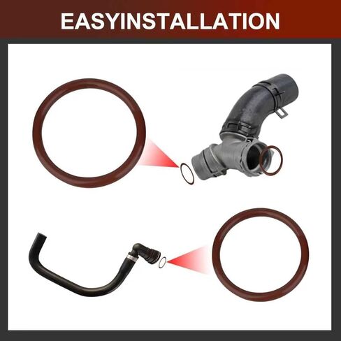 Upgraded 926-168 O-Ring Seal Set for Ford F-150/F-250/350/450/550 Super Duty & Mustang (2011-2018) – Radiator Hose & T-Pipe Coolant Leak Repair Kit, Replaces BC3Z-8590-F, 3-Pack. in Saudi Arabia