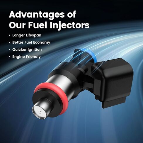 Fuel Injectors Compatible with Jeep Grand Cherokee 2018-2024 Wrangler 2018-2023 Ram 1500 2019-2022 Dodge Durango 2018-2024 Chrysler Pacifica 2017-2024,3.6L,5281427AA Set of 6 in Saudi Arabia