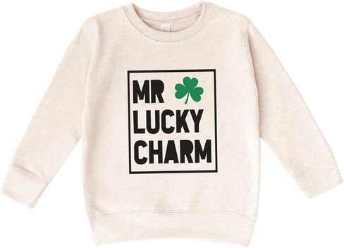 Bump and Beyond Designs Mr Lucky Charm Toddler St. Patrick's Day Sweatshirt in Saudi Arabia