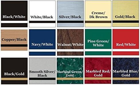 Lasercrafting Personalized Name Plate With Holder Office Desk Name Plate or Door Sign - 8" 10" or 12" - Laser Engraved Indoor/Outdoor Signage Material - CUSTOMIZE. Colors and font choices to match your style. (2x8) in Saudi Arabia