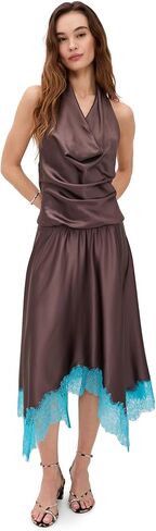 STAUD Women's Elira Silk Dress in Saudi Arabia