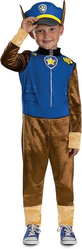 Paw Patrol Chase Toddler Costume, Official Paw Patrol Chase Costume Outfit with Headpiece in Saudi Arabia