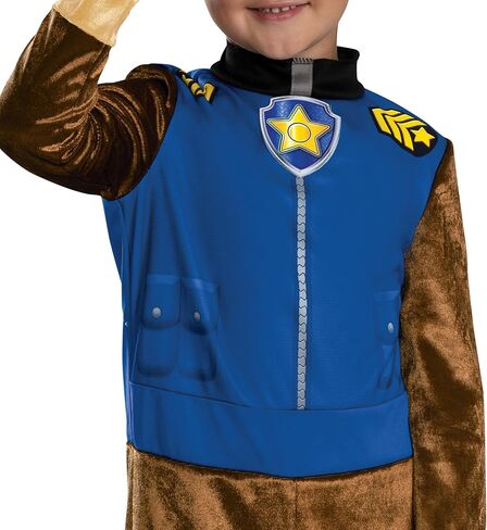Paw Patrol Chase Toddler Costume, Official Paw Patrol Chase Costume Outfit with Headpiece in Saudi Arabia