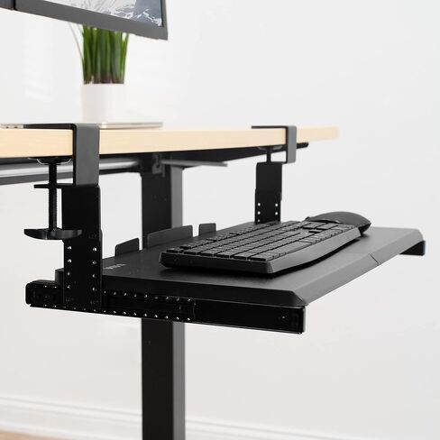 VIVO Steel Height Adjustment Kit Brackets for Computer Keyboard and Mouse Trays, Fits MOUNT-KB05A, MOUNT-KB05D, MOUNT-KB05E, and More, Black, MOUNT-KB5SP in Saudi Arabia