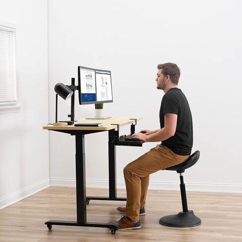 VIVO Steel Height Adjustment Kit Brackets for Computer Keyboard and Mouse Trays, Fits MOUNT-KB05A, MOUNT-KB05D, MOUNT-KB05E, and More, Black, MOUNT-KB5SP in Saudi Arabia