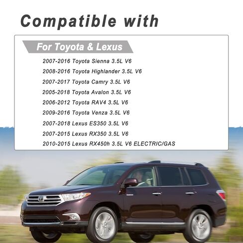 حشية مدخل كاملة من AUCERAMIC 037-4886 لسيارة Toyota Sienna، Highlander، Camry، Avalon، RAV4 3.5L 2005-2018 Lexus ES350 RX350 2007-2015 استبدال حشية مشعب حقن الوقود OE # 0374848 171760P020 in Kuwait