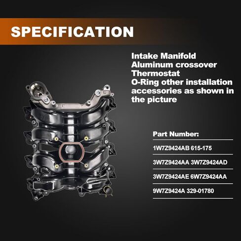 مشعب سحب المحرك متوافق مع Ford Mustang Crown Victoria Explorer 2001-08 مشعب السحب لسيارة Lincoln Town Car Mercury Grand Marquis يستبدل #1W7Z9424AB 615-175 3W7Z9424AA 3W7Z9424AD in Kuwait