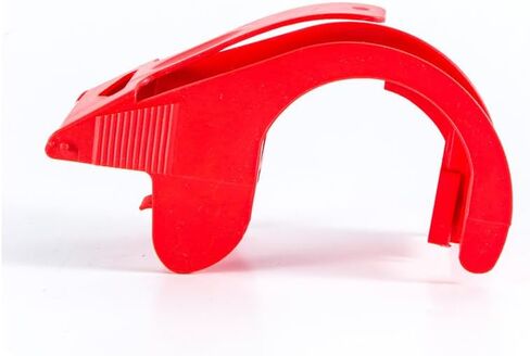 4 عبوات من أشرطة التعبئة خفيفة الوزن - مسدس شريط شحن شفاف للشحن والبريد والنقل والختم والتخزين واستخدام المنزل/المكتب/المستودع، أخضر وأحمر in Kuwait