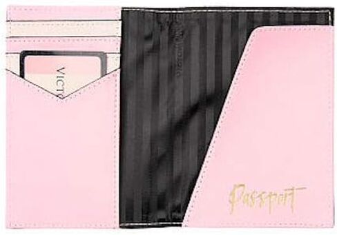 Victoria's Secret Pink Signature Stripe Passport Holder Wallet Card and ID Cases in Saudi Arabia