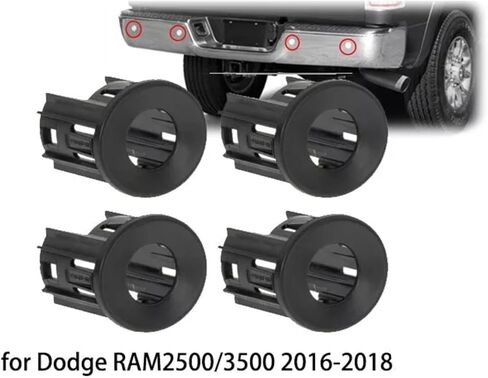 4Pcs for Dodge Ram 2500 3500 2016-2018 Front Bumper Park Assist Sensor Bezel 5VS88ZZZAA in Kuwait