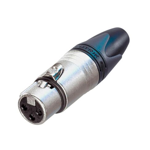 Neutrik NC3FXX 3-Pin XLRF Cable Connector, Nickel Housing with Silver Contacts in Saudi Arabia