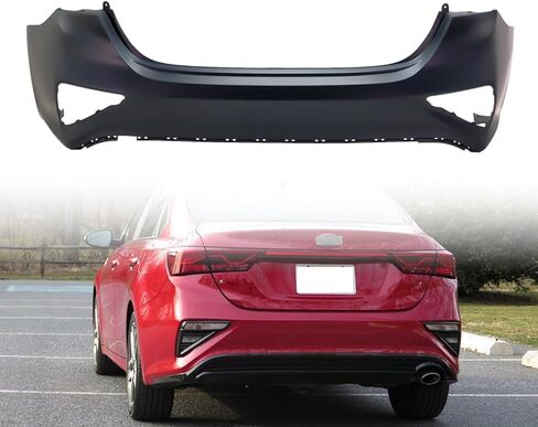 Rear Bumper Cover Fascia W/O Sensor Compatible with 2019-2021 Forte 86611M7000 KI1100224 in Saudi Arabia
