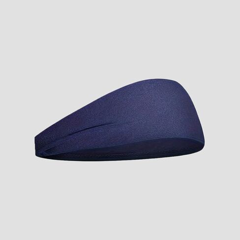 1PC Men's Sports Headbands Sweat-Absorbent Anti-Slip Breathable Adjustable Headband Pack for Running, Fitness, Basketball, Tennis, White in Saudi Arabia