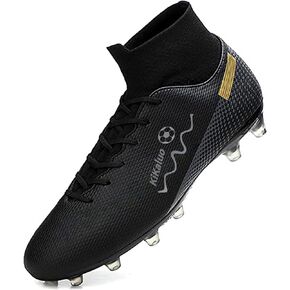 Men’s Soccer Shoes Cleats Professional High Top Breathable Training Sneakers in Saudi Arabia