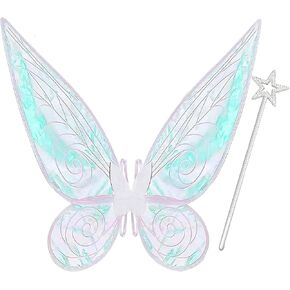 Fairy Wings, Butterfly Wings for Women Adults Fairy Costume Accessories for Halloween Cosplay Dress up Party in Saudi Arabia