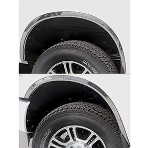 QAA متوافقة مع 2011-2016 Ford F-250 & F-350 Super Duty 4 قطع مصبوبة من الفولاذ المقاوم للصدأ عجلة جيدة، عرض 2 بوصة WZ51320 in Kuwait
