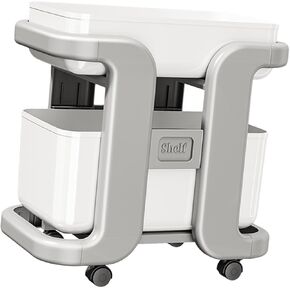 Rolling Bookcase with Wheels, Mobile Storage Cart, 42.5x26.5x43.5cm (16.7x10.4x17.1in) PP Material, Movable File Folder Bookshelf Organizer for Office, Home, Plant Stand in Kuwait