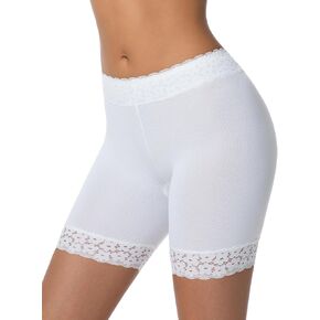 Lace Slip Shorts for Under Dresses Anti Chafing Underwear Cooling Lace Shorts Under Skirts in Kuwait