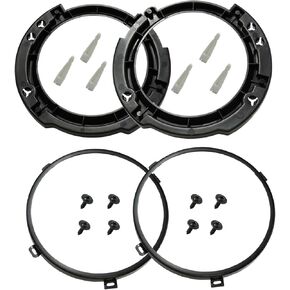 حلقة الاحتفاظ بقوس تثبيت المصباح الأمامي 7 بوصة مع حلقة معدنية للمصابيح الأمامية باللون الأسود متوافقة مع 2007-2017 Jeep Wrangler JK JKU الأمامية اليسرى واليمنى in Kuwait