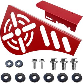 ترقية الألومنيوم دراجة صغيرة مخلب غطاء سلسلة الحرس خفيفة الوزن وسميكة لمحركات استنساخ المفترس 212cc 196cc لكولمان CT200U CT200U-EX CT100 BT200X (أحمر) in Kuwait