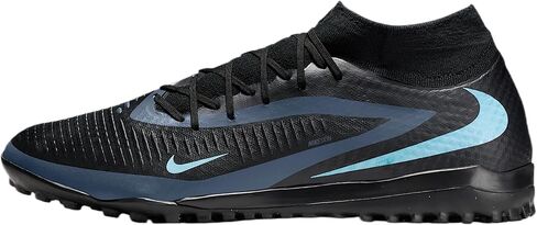Nike Phantom 6 High Academy Turf Soccer Shoes (Black/Black) in Saudi Arabia