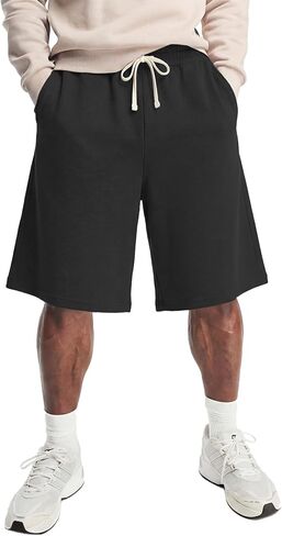 Mens Baggy Shorts Wide Leg Air Layer No Wrinkle Loose Fit Knee Length Athletic Casual Long Shorts with Pocket in Saudi Arabia